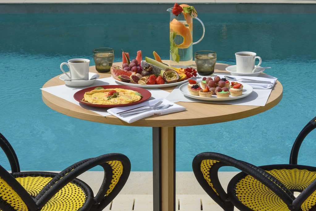 Myconian Naia Hotel Mykonos Town Restoran gambar
